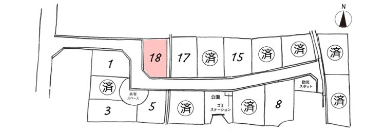 長尾西-18号地