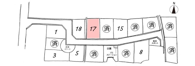 長尾西-17号地