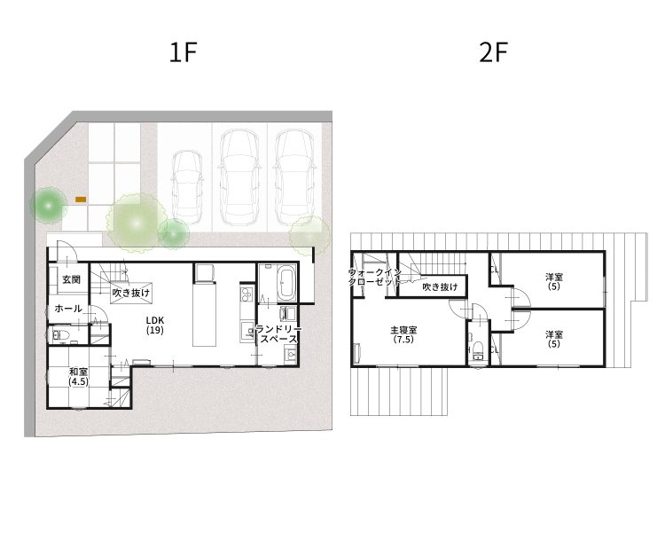 8号地間取り図