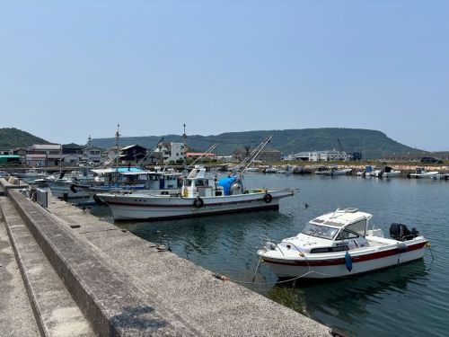 高松市庵治町の漁港