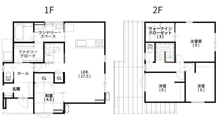 長尾西17号地 間取図
