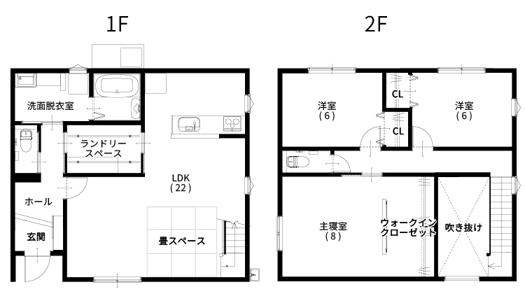 長尾西18号地 間取図