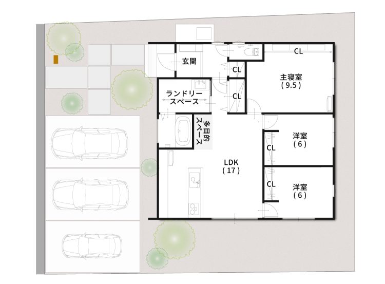 1号地_間取り